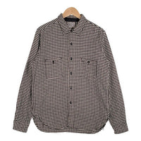 JOE McCOY ジョーマッコイ 8HOUR UNION WORK SHIRT 千鳥格子 ワークシャツ ホワイト ブラック 厚手 Size 17 福生店