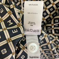 Supreme シュプリーム Satin Pajama Set ブラック×オフホワイト sizeS 瑞穂店