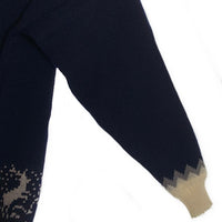 RAU-NEULE KY ニット カーディガン ネイビー レッド グレー Size L 福生店