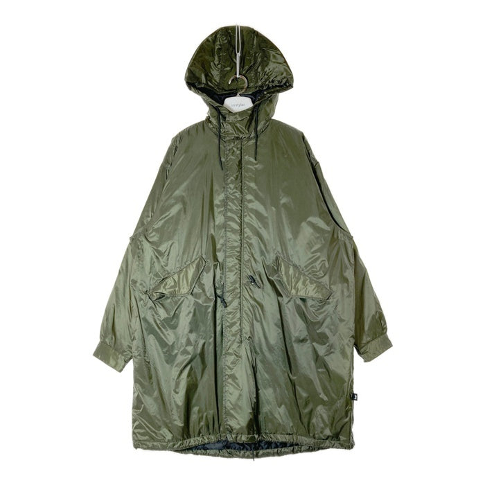STUSSY ステューシー ナイロン 中綿入り モッズコート オリーブ