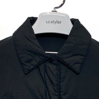 JEANASIS ジーナシス ナイロン中綿襟付きジャケット JS071407MC ブラック sizeF 瑞穂店