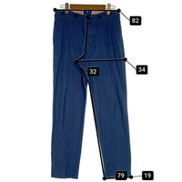 JELADO ジェラード COPANO コパノ インディゴネップデニム ワークトラウザーパンツ ネイビー シンチバック JC-1021 Size L 福生店