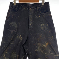 BALENCIAGA バレンシアガ 23SS SUPER DESTROYED BAGGY スーパーデストロイ バギージーンズ ダメージ加工 ブラック 745248 Size S 福生店