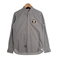 Aape By A BATHING APE エーエイプ ア ベイシング エイプ 長袖 シャツ グレー Size S 福生店
