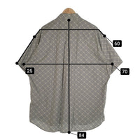 NEIGHBORHOOD ネイバーフッド 22SS モノグラム ショートスリーブシャツ グレー 221TSNH-SHM07 Size XL 福生店