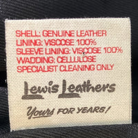 Lewis Leathers ルイスレザー 988 WESTERN JACKET シープスキン ウエスタン レザージャケット ブラック size44 瑞穂店