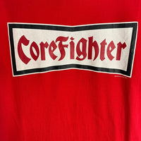 CORE FIGHTER コアファイター ロゴプリント Tシャツ レッド Size S 福生店