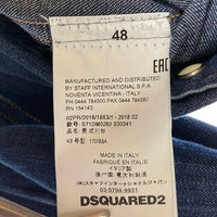DSQUARED2 ディースクエアード 02PR/2018/1863/1 デニム ウエスタンシャツ インディゴ size48 瑞穂店
