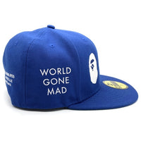 A BATHING APE アベイシングエイプ New Era ニューエラ 59FIFTY ベースボールキャップ ブルー Size 7 1/4 (57.7cm) 福生店