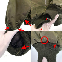 ~90's Sportsmaster スポーツマスター フライトジャケット オリーブ 中綿 ワッペン USA製 IDEAL Size XXL 福生店