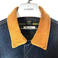 Lee リー LS1030 101 STORM RIDER 裏ブランケット 襟コーデュロイ デニム トラッカージャケット Gジャン インディゴ sizeL 瑞穂店