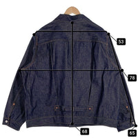Levi's リーバイス JOURNAL STANDARD ジャーナルスタンダード 25AW 別注 TYPE1 TRUCKER JACKET リジッド デニム トラッカージャケット ビッグE インディゴ 008C9-0000 Size XXL 福生店
