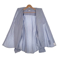 90's DSCP U.S.NAVY ユーティリティ ワークシャツ 長袖 ライトブルー 98年会計 Size XXL-40SL 福生店