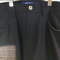 JUNYA WATANABE MAN ジュンヤワタナベマン WJ-P001 AD2022 異素材パッチワークパンツ ブラック sizeM 瑞穂店
