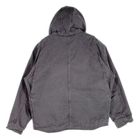 Carhartt カーハート ウォッシュド ダック地 ジップアップジャケット 内ボア フェードブラック J141-029 Size XL 福生店