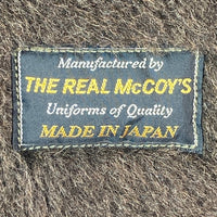 The REAL McCOY'S リアルマッコイズ イレギュラースタンプ 内タグ欠損 DEMOTEX-ED デッキベスト オリーブ size42 瑞穂店