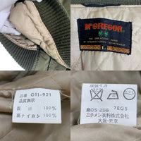 90's McGREGOR マックレガー ジャケット オリーブ G11-921 Size L 福生店