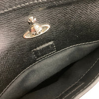 Vivienne Westwood ヴィヴィアンウエストウッド レザー スクエアショルダーバッグ ブラック 瑞穂店