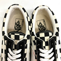 VANS ヴァンズ V36CL オールドスクール チェッカーボード スニーカー ブラック size27.5cm 瑞穂店