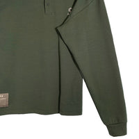 WIND AND SEA ウィンダンシー ポンチスウェット ロングスリーブポロシャツ オリーブ WDS-O-MILTECH-23-Q2-CS-03 Size M 福生店