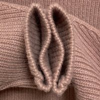 CLANE クラネ 11106-1272 2WAYスラントニットトップス セーター ベージュ size1 瑞穂店