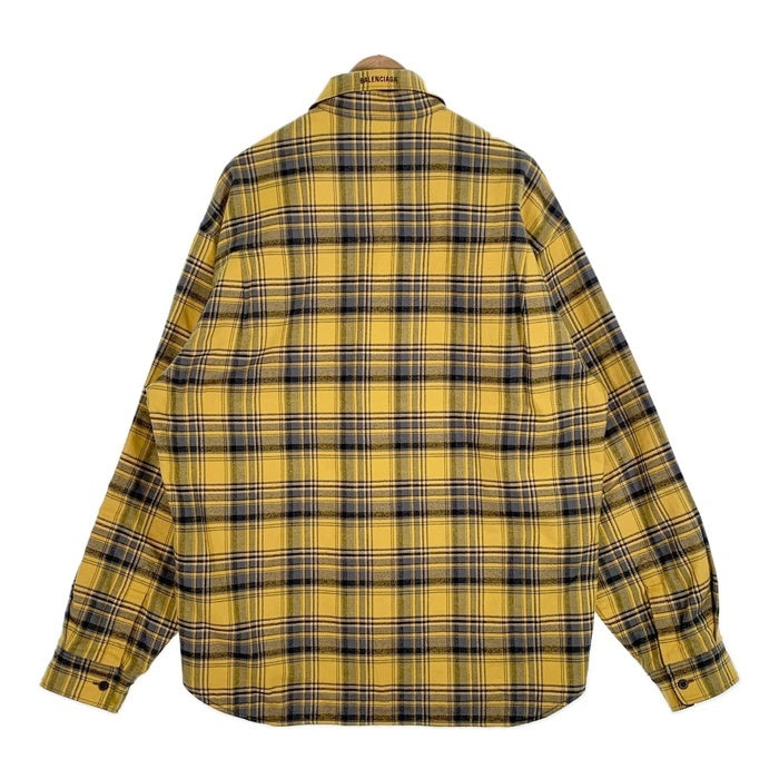 BALENCIAGA バレンシアガ 22AW オーバーサイズ リバーシブルフランネル