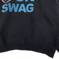 90's LOL @UR SWAG クルーネックスウェットトレーナー ネイビー Hanes刺繡タグ Size XL 相当 福生店