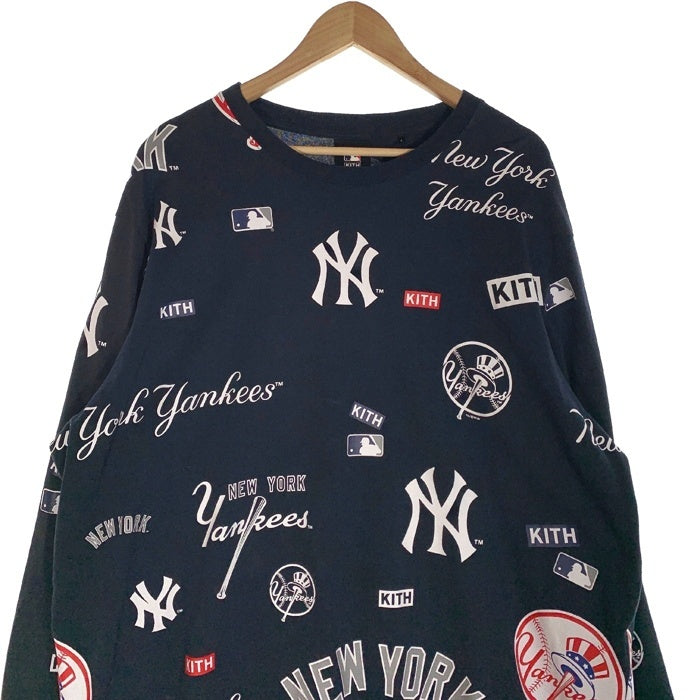 新品　タグ付　KITH JUST US ニューヨークヤンキース 新品タグ付き☆KITH &ニューヨーク・ヤンキース コラボキャップ