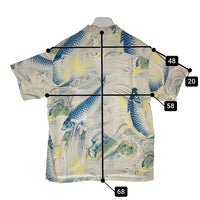 SUN SURF サンサーフ レーヨン アロハシャツ グレー sizeM 瑞穂店