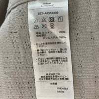 Schott ショット ボーダー コーデュロイ オープンカラーL/S シャツ ライトグレー×ブラック sizeXL 瑞穂店