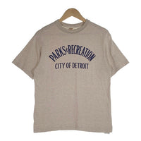 WAREHOUSE ウエアハウス Lot 4601 PARKS&RECREATION CITY OF DETROIT プリントTシャツ オートミール Size M 福生店