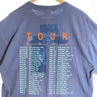 00's Tina Turner ティナ・ターナー TWENTY FOUR SEVEN ツアー プリントTシャツ ダークブルー OPTIMA メキシコ製 Size XL 福生店