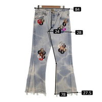 GALLERY DEPT. ギャラリーデプト LA FLARE 再構築 フレアデニムパンツ インディゴ Gパッチ リーバイス Size 32 福生店