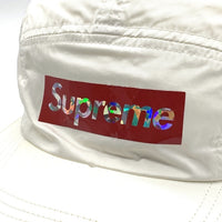 SUPREME シュプリーム 19SS Holographic Logo Camp Cap ホログラフィック ロゴ キャンプキャップ プリント ホワイト 福生店