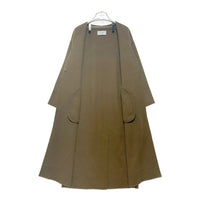 ETRE TOKYO エトレトウキョウ フーディーストール付きリバーコート ブラウン 1221500045-0 Size S 瑞穂店