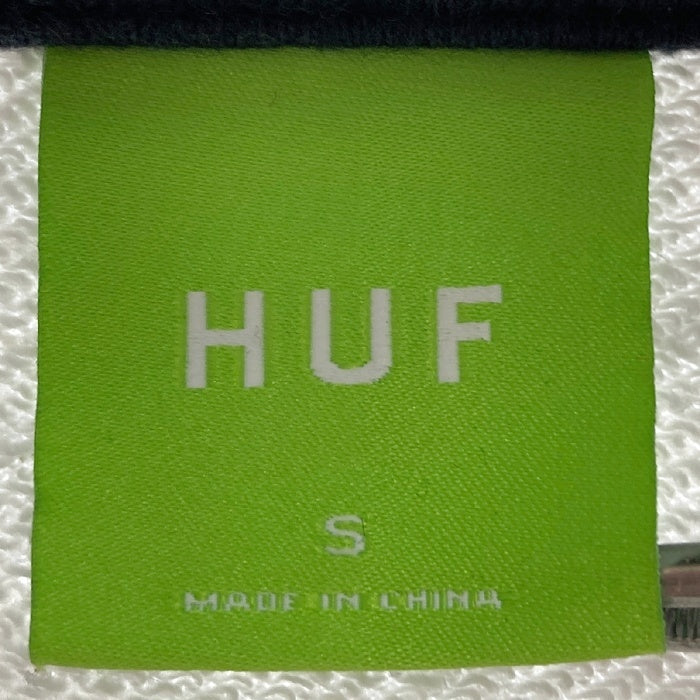 HUF ハフ ハーフジップ 半袖スウェット グレー sizeS 瑞穂店