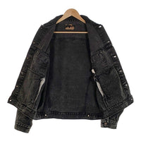 80's Levi's リーバイス 70507-0253 ケミカルウォッシュ ブラックデニムトラッカージャケット USA製 Size L 福生店