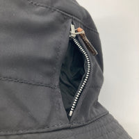 HERMES エルメス ナイロン ジップディテール バケットハット ブラック size57cm 瑞穂店