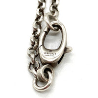 GUCCI グッチ ダブルGキー アラベスク ネックレス ag925 シルバー 瑞穂店
