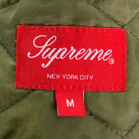 SUPREME シュプリーム 22AW Nylon Filled Shirts ナイロン キルティング シャツ 中綿 オリーブ Size M 福生店