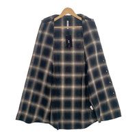 glamb グラム スタンリーロングチェックシャツ フランネル オンブレ ブラック GB15AT/SH09 Size 4 福生店