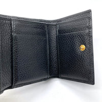 GUCCI グッチ GG プチマーモント 3つ折り財布 レザーウォレット ブラック 474746・534563 瑞穂店