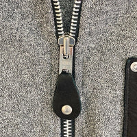 SCHOTT ショット 3183059 レザーポケットトラックジャケット ワンスター グレー sizeM 瑞穂店