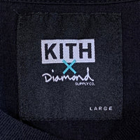 KITH キス DIAMOND SUPPLY ダイヤモンドサプライ プリントTシャツ ブラック Size L 福生店