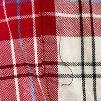 RRL ダブルアールエル 90's 三ツ星タグ ボックスカット チェック 半袖 ワークシャツ レッド sizeM 瑞穂店