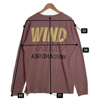 WIND AND SEA ウィンダンシー -YOU AND SEA- WDS CUSTOM L/S Tee プリント ロングスリーブTシャツ MERLOT WDS-O-YAS-23-Q3-01 Size L 福生店