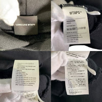 WTAPS ダブルタップス AW TEARY HOODY COTTON プルオーバー フーディー パーカー ブラック Size 04 福生店