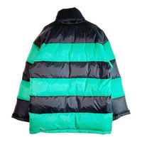 BALENCIAGA バレンシアガ 533912 ダウンジャケット グリーン×ブラック sizeXL 瑞穂店