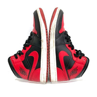 NIKE ナイキ 554724-074 Air Jordan 1 Mid Bred エア ジョーダン 1 ミッド スニーカー レッド size26.5cm 瑞穂店