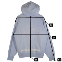 Supreme シュプリーム JORDAN BRAND ジョーダンブランド 26SS Hooded Sweatshirt ジップアップ フーディー パーカー ライトブルー IR6459-441 Size L 福生店